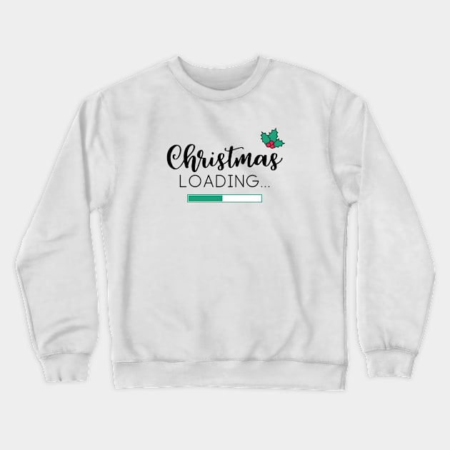 Christmas loading Crewneck Sweatshirt by qpdesignco